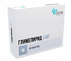 Купить глимепирид, таблетки 4мг, 90 шт в Семенове