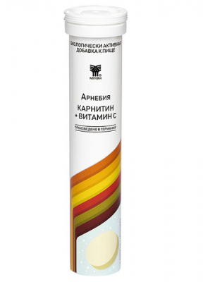 Купить арнебия карнитин+витамин с, таблетки шипучие, 20 шт бад в Семенове