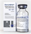 Купить бакцефорт, порошок для приготовления раствора для внутривенного и внутримышечного введения 1,5г+1,5г, флакон в Семенове