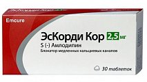 Купить эскорди-кор, таблетки 2,5мг, 30 шт в Семенове