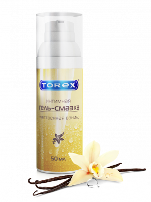 Купить torex (торекс) гель-смазка интимный чувственная ваниль, флакон-дозатор 50мл в Семенове