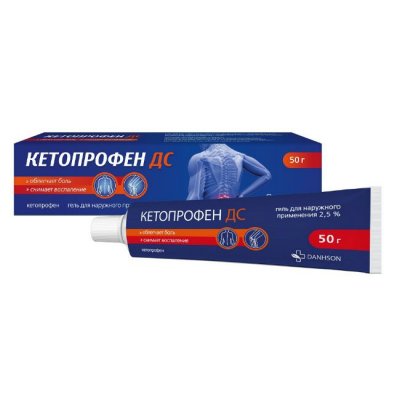 Купить кетопрофен-дс, гель для наружного применения 2,5%, 50г в Семенове