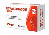 Купить итраконазол, капсулы 100мг, 30 шт в Семенове