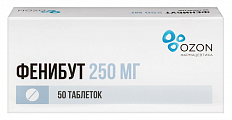 Купить фенибут, таблетки 250мг, 50 шт в Семенове