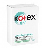 Купить котекс (kotex) прокладки ежедневные антибактериальны экстра тонкие, 40 шт в Семенове