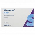 Купить монтелар, таблетки жевательные 4мг, 14 шт в Семенове