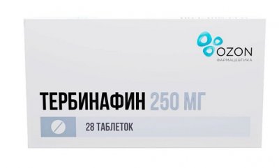 Купить тербинафин, таблетки 250мг, 28 шт в Семенове