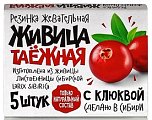 Купить живица таежная, жевательная резинка с клюквой, 5 шт в Семенове