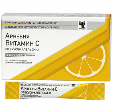 Купить арнебия витамин с порошок для приема внутрь со вкусом апельсина пакет 5г, 10 шт бад в Семенове