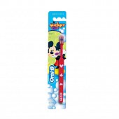 Купить орал-би (oral-b) mickey for kids зубная щетка, мягкая в Семенове
