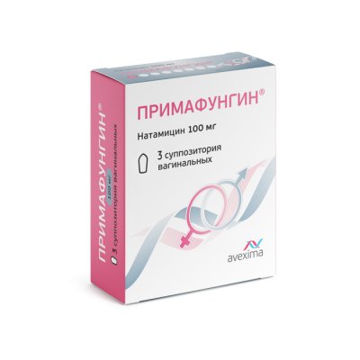 Купить примафунгин, суппозитории вагинальные 100мг, 3 шт в Семенове