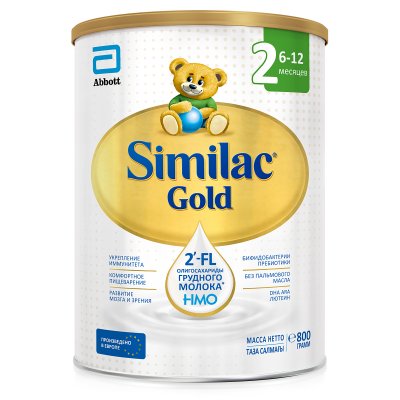 Купить симилак (similac) gold 2, смесь молочная 6-12 мес. 800г в Семенове