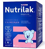 Купить нутрилак премиум 2 (nutrilak premium 2) молочная смесь с 6 месяцев, 600г в Семенове