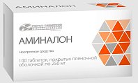 Купить аминалон, таблетки, покрытые пленочной оболочкой 250мг, 100 шт в Семенове