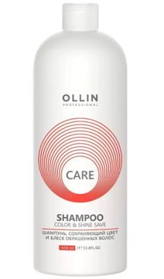 Купить ollin prof care (оллин) шампунь для окрашенных волос сохранение цвета и блеска, 1000мл в Семенове
