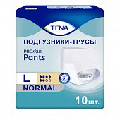 Купить tena proskin pants normal (тена) подгузники-трусы размер l, 10 шт в Семенове