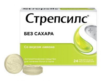 Купить стрепсилс лимон, таблетки для рассасывания без сахара, 24 шт в Семенове
