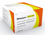 Купить мавирет, таблетки, покрытые пленочной оболочкой 100 мг+40 мг 84шт в Семенове