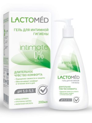 Купить lactomed (лактомед) гель для интимной гигиены чувство комфорта, 200мл в Семенове