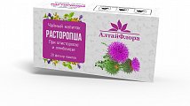 Купить чайный напиток алтайфлора расторопша, фильтр-пакеты 1,5г, 20 шт бад в Семенове