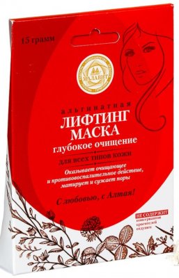 Купить малавит, лифтинг-маска альгинатная глубокое очищение 15г 1 шт в Семенове