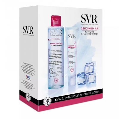 Купить svr sensifine (свр) набор: крем-уход для лица 40мл+вода мицеллярная, 200мл в Семенове