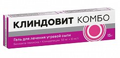 Купить клиндовит комбо, гель для наружного применения 50мг+10мг/г 15г в Семенове