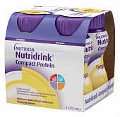 Купить nutridrink (нутридринк) компакт протеин со вкусом банана 125мл, 4 шт в Семенове