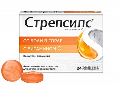 Купить стрепсилс с витамином c, таблетки для рассасывания, 24 шт в Семенове
