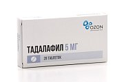 Купить тадалафил, таблетки, покрытые пленочной оболочкой 5мг, 28 шт в Семенове