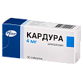 Купить кардура, таблетки 4мг, 30 шт в Семенове