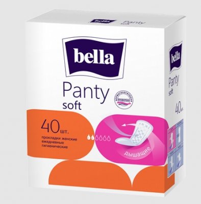 Купить bella (белла) прокладки panty soft белая линия 40 шт в Семенове