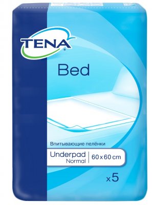 Купить tena (тена) простыня медицинская bed normal 60 x 60см, 5 шт в Семенове