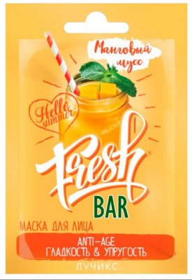 Купить фрешбар (freshbar) маска для лица гладкость ит упругость манговый мусс, 12мл в Семенове