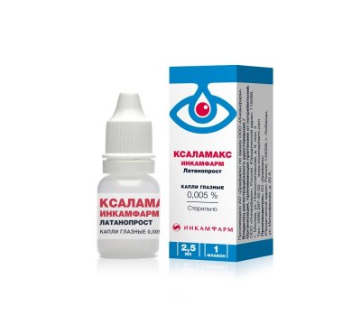 Купить ксаламакс инкамфарм, капли глазные 0,005%, флакон 2,5мл в Семенове