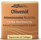 Купить медифарма косметик (medipharma cosmetics) olivenol крем для лица ночной интенсив питательный, 50мл в Семенове