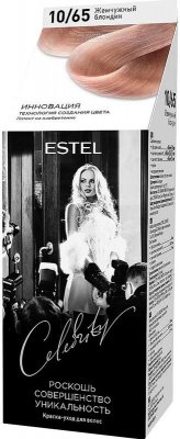 Купить estel (эстель) краска-уход для волос celebrity тон 10/65 жемчужный блондин в Семенове