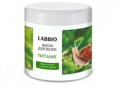 Купить labbio (лаббио) маска для волос питание с муцином улитки и маслом арганы, 500мл в Семенове