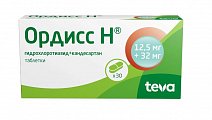 Купить ордисс н, таблетки 12,5 мг+32 мг, 30 шт в Семенове
