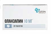 Купить оланзапин, таблетки диспергируемые в полости рта 10 мг, 28 шт в Семенове