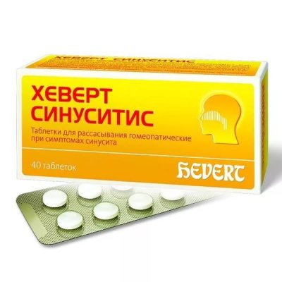 Купить хеверт синуситис, таблетки для рассасывания гомеопатические, 40 шт в Семенове