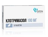 Купить клотримазол, таблетки вагинальные 100мг, 6 шт в Семенове