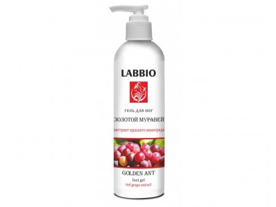 Купить labbio (лаббио), гель для ног эктракт красного винограда, 250мл в Семенове