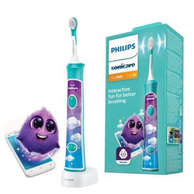 Купить электрическая зубная щётка philips sonicare for kids (филипс) hx6322/04 с мобильным приложением в Семенове