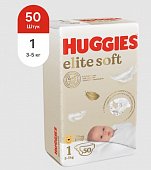 Купить huggies (хаггис) подгузники elitesoft 1, 3-5кг 50 шт в Семенове