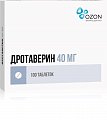 Купить дротаверин, таблетки 40мг, 100 шт в Семенове