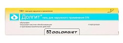 Купить долгит, гель для наружного применения 5%, туба 100г в Семенове