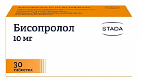 Купить бисопролол, таблетки, покрытые пленочной оболочкой 10мг, 30 шт в Семенове