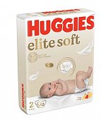 Купить huggies (хаггис) подгузники elitesoft 2, 4-6кг 82 шт в Семенове