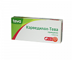 Купить карведилол-тева, таблетки 12,5мг, 30 шт в Семенове